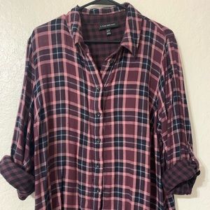 Purple Plaid Tunic